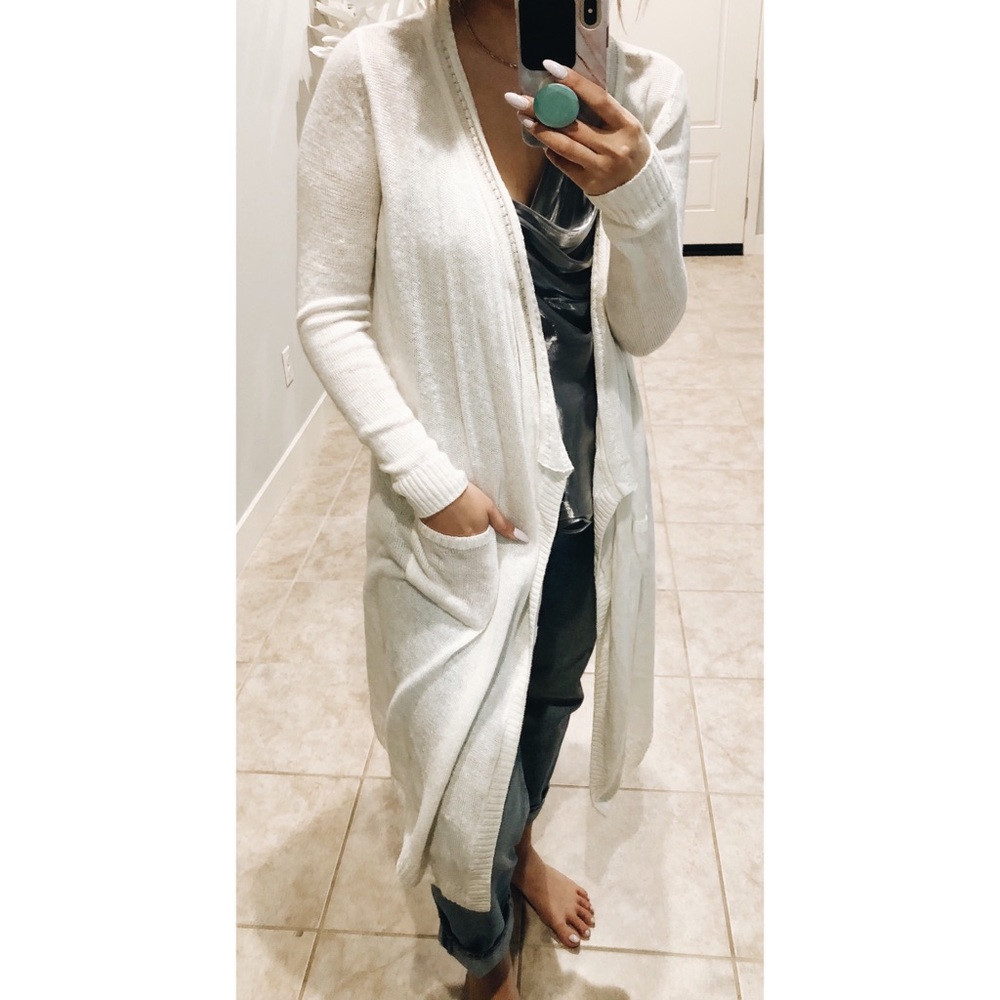 Roberta Roller Rabbit Linen Long Cardigan